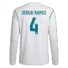 Retro Soccer Jersey SERGIO RAMOS #4 Real Madrid Home Long Sleeve 2017/18 - gogoalshop