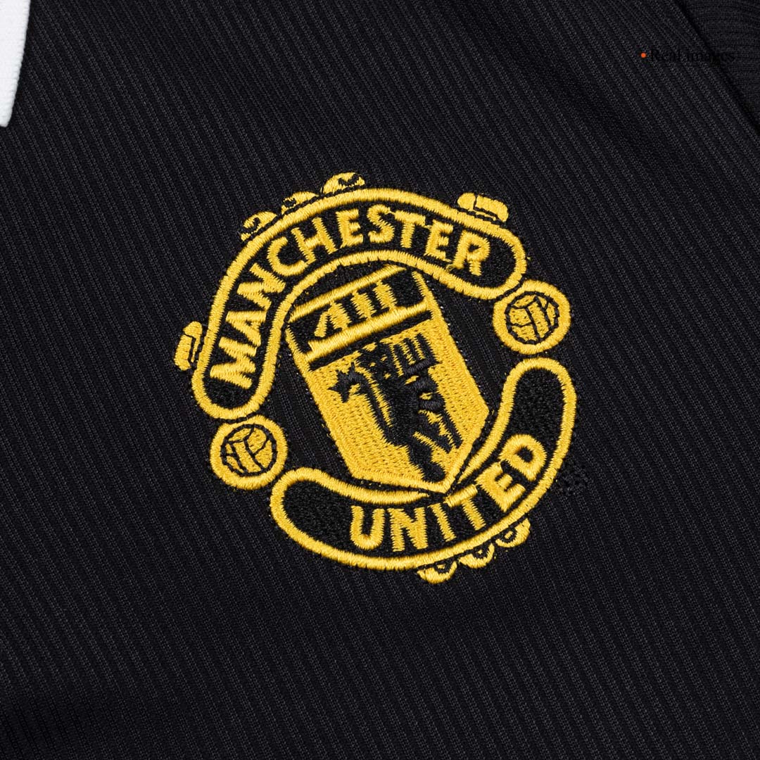 Retro Soccer Jersey Manchester United Away Long Sleeve 1998 - gogoalshop