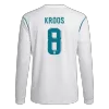 Retro Soccer Jersey KROOS #8 Real Madrid Home Long Sleeve 2017/18 - gogoalshop
