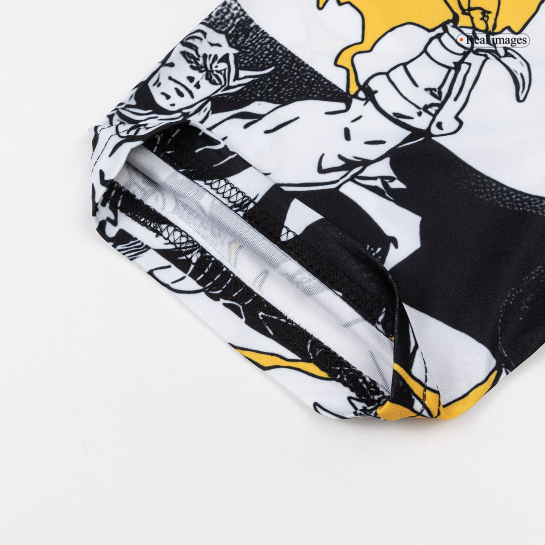 Real Madrid X Marvel Jersey 2025/26 Black&White - gogoalshop