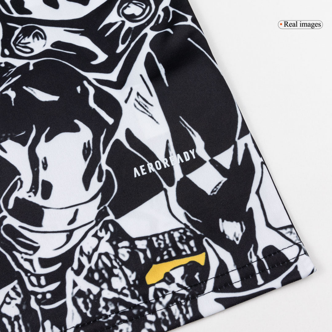 Real Madrid X Marvel Jersey 2025/26 Black&White - gogoalshop