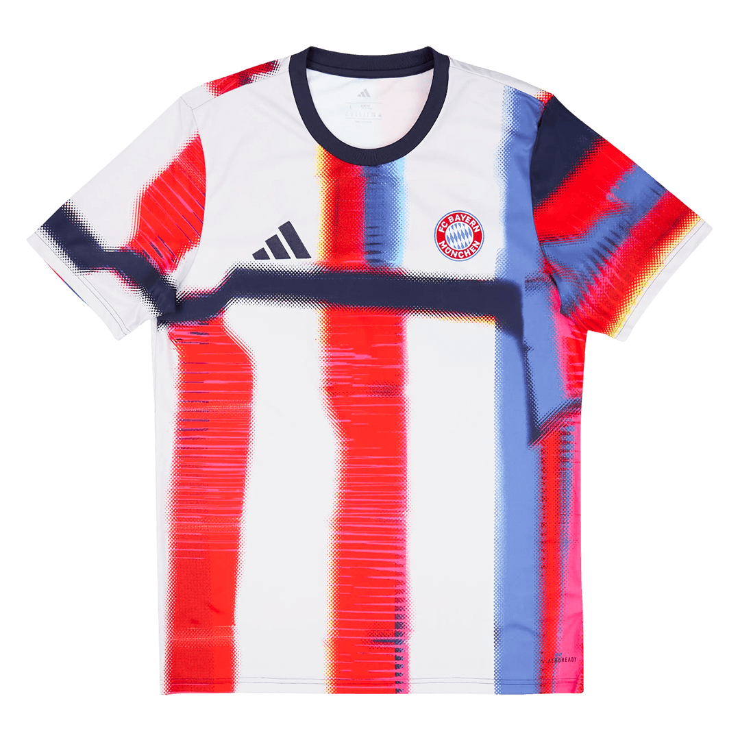 Bayern Munich Pre-Match Soccer Jersey 2025/26 Red&White - gogoalshop