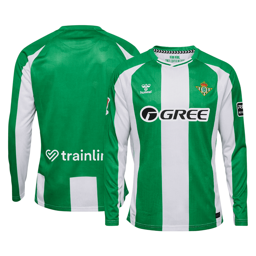Real Betis Home Long Sleeve Jersey 2025/26 - gogoalshop