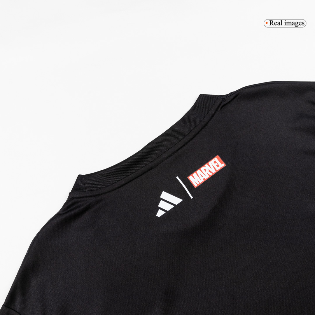 Real Madrid X Marvel Jersey 2025/26 Black - gogoalshop