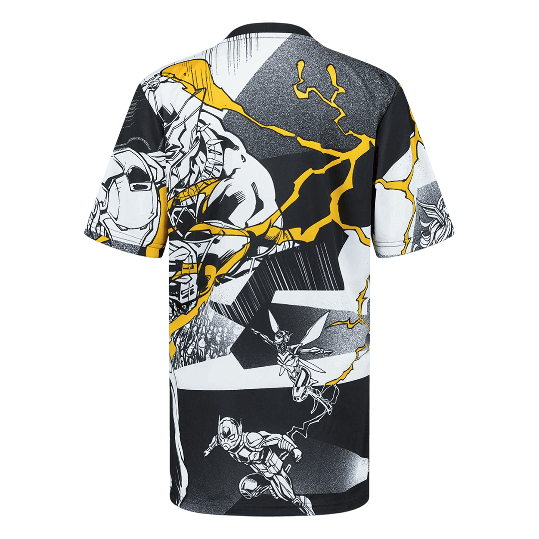 Real Madrid X Marvel Jersey 2025/26 Black&White - gogoalshop