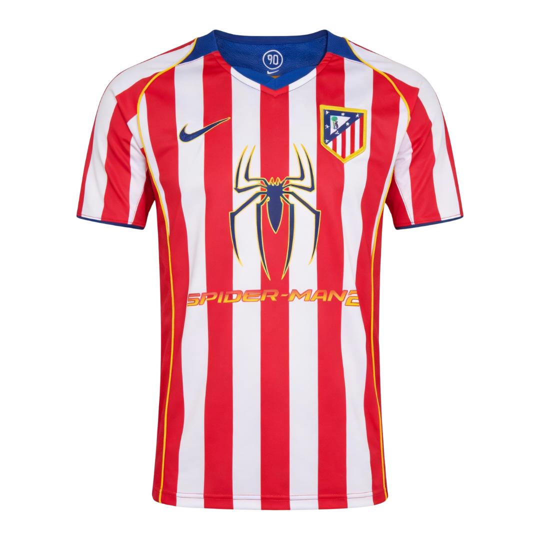 Retro Soccer Jersey Atletico Madrid Home 2004/05 - gogoalshop