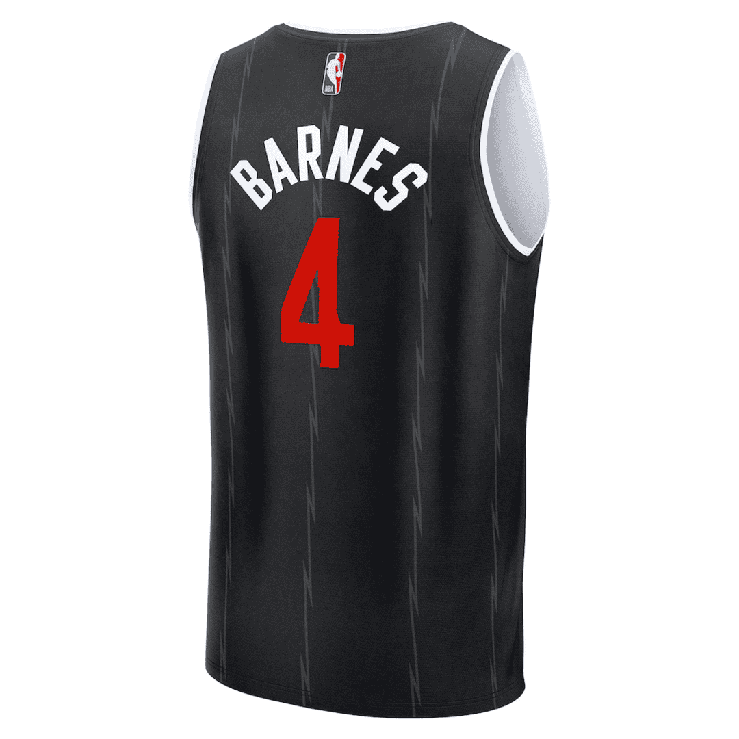 BARNES #4 Toronto Raptors Swingman NBA Jersey - City Edition - gogoalshop