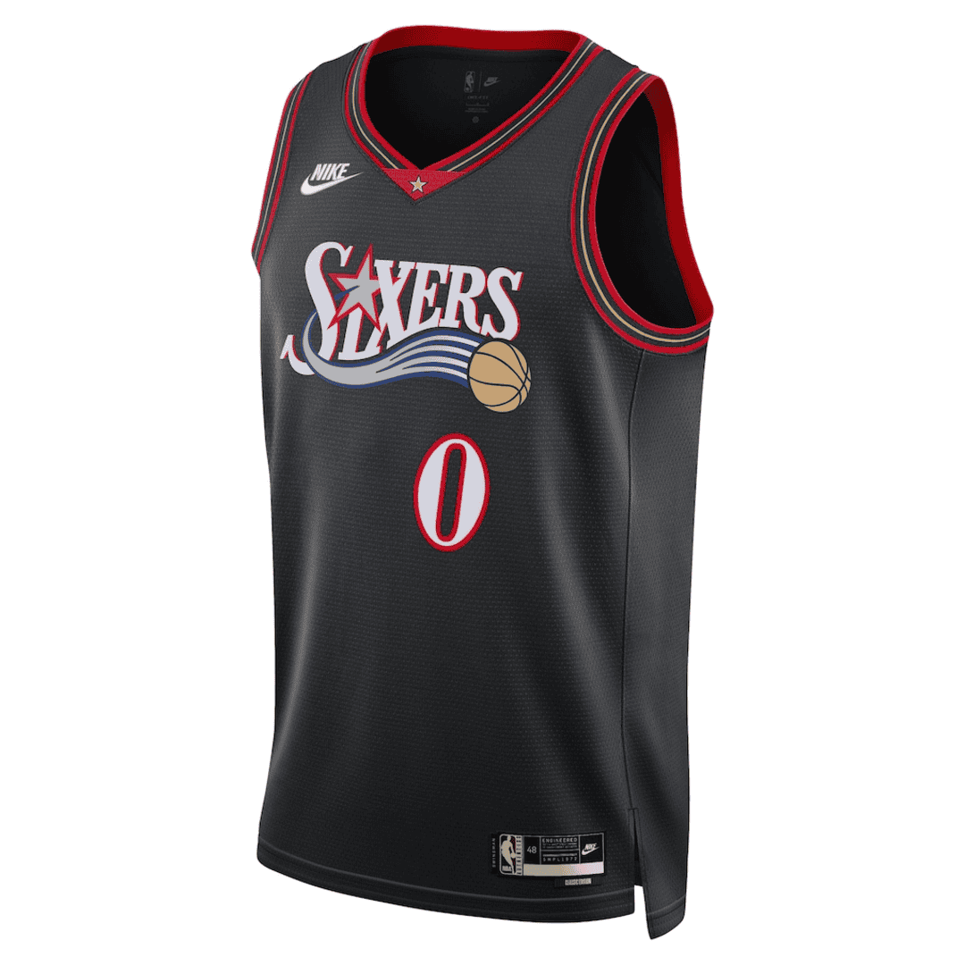 MAXEY #0 Philadelphia 76ers Swingman NBA Jersey - Classic Edition - gogoalshop
