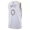 WHITE #0 New York Knicks Swingman NBA Jersey - City Edition - gogoalshop