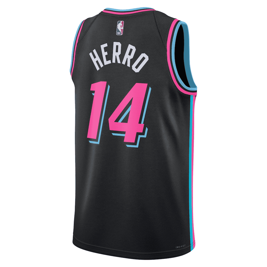 HERRO #14 Miami Heat Swingman NBA Jersey - City Edition - gogoalshop