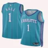 BALL #1 Charlotte Hornets Swingman NBA Jersey - - gogoalshop