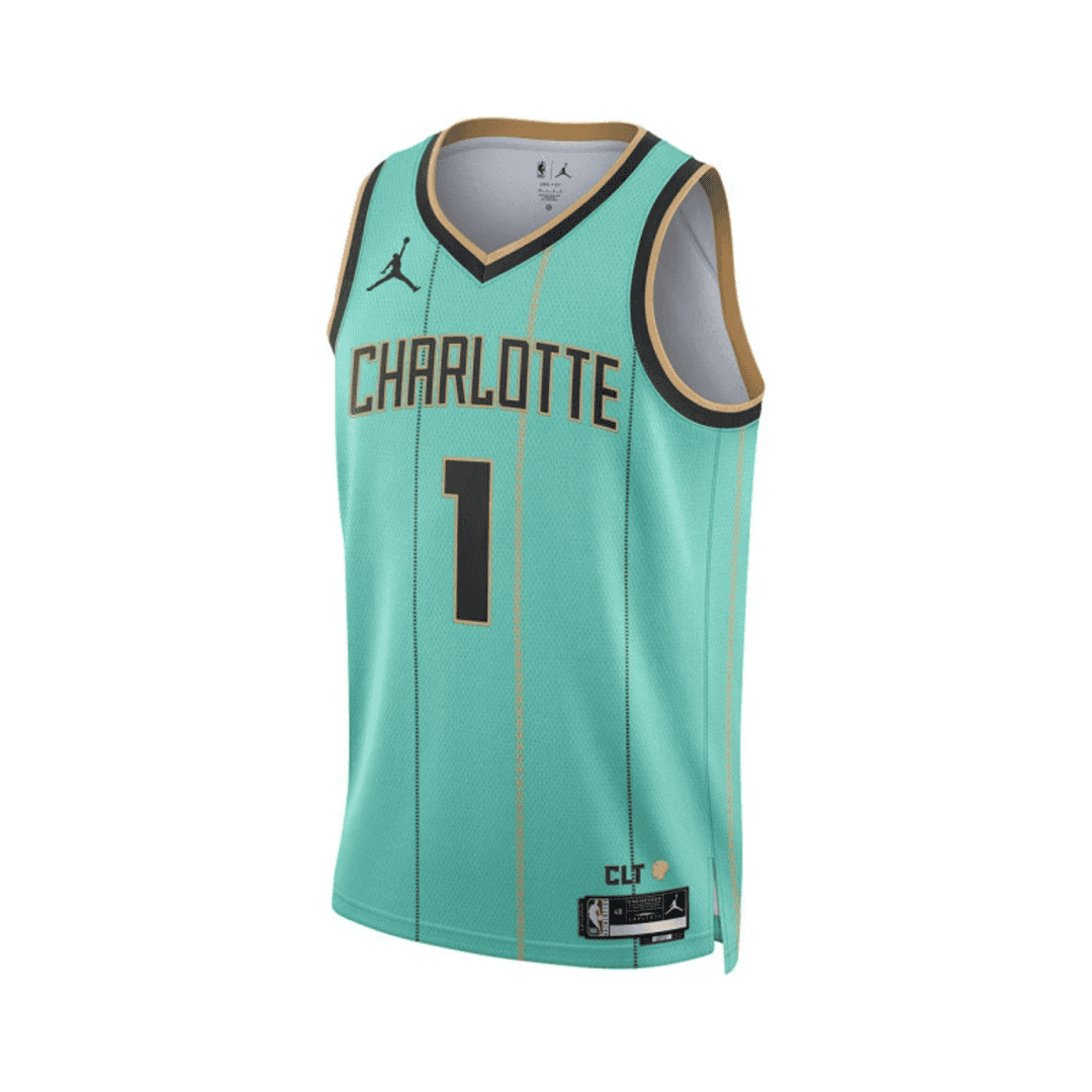 BALL #1 Charlotte Hornets Swingman NBA Jersey - City Edition - gogoalshop