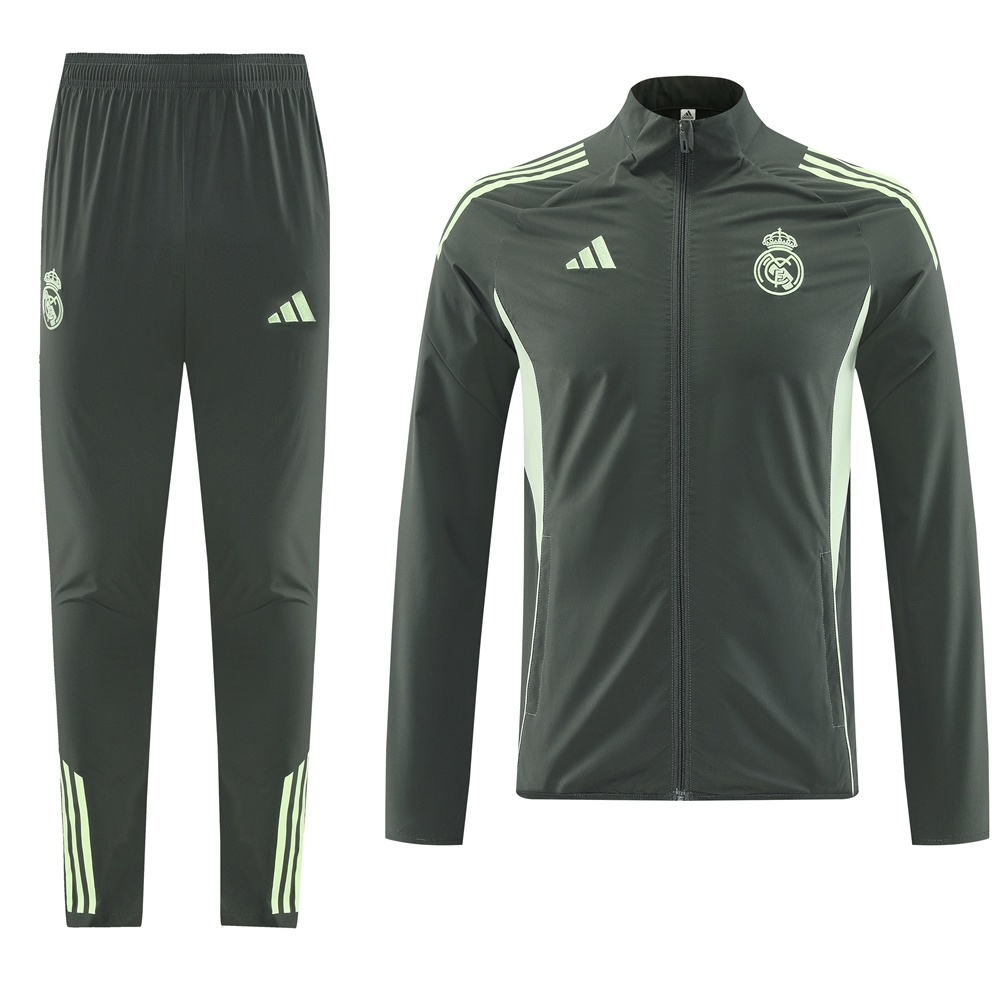 Real Madrid Tracksuit 2025/26 Green - gogoalshop
