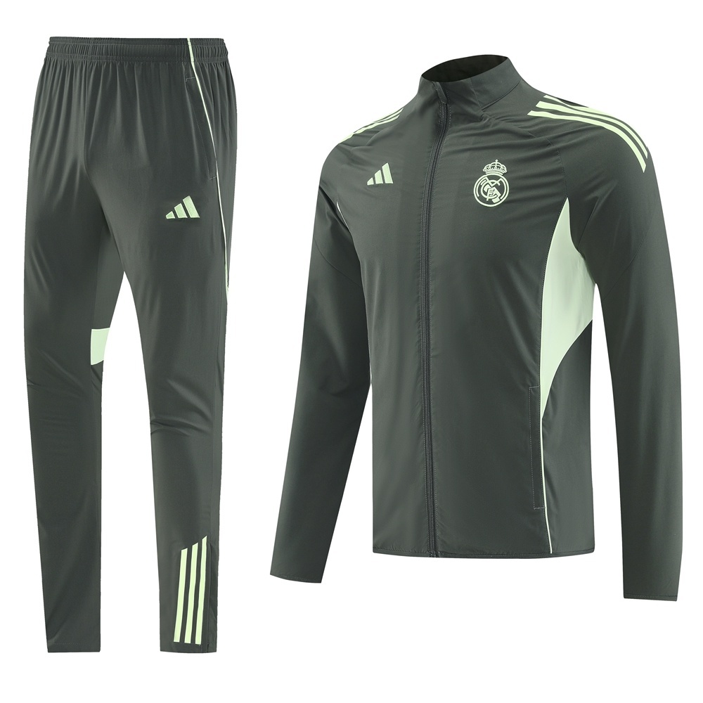 Real Madrid Tracksuit 2025/26 Green - gogoalshop