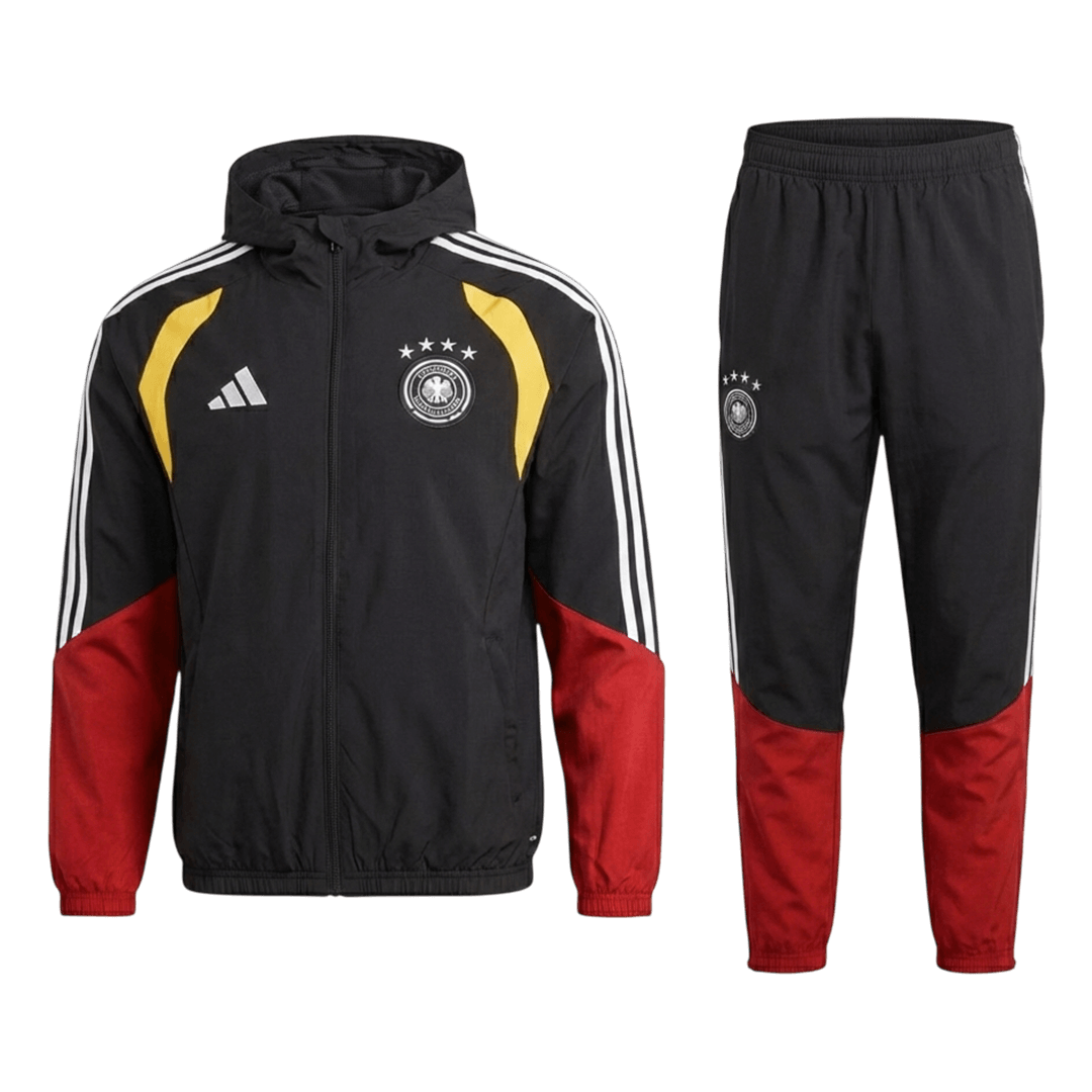 Germany Hoodie Tracksuit 2026 Red&Black - gogoalshop