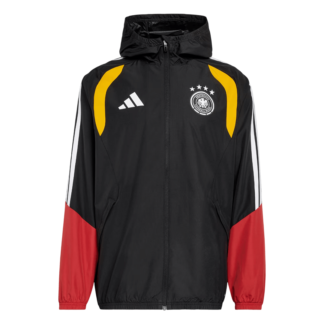 Germany Hoodie Jacket 2026 - Red&Black - gogoalshop