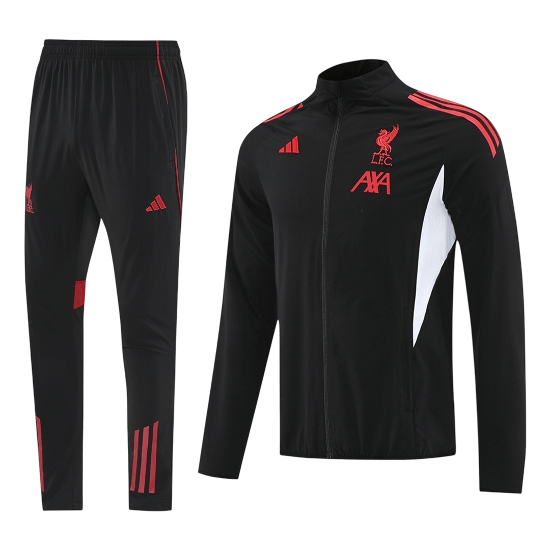 Liverpool Tracksuit 2025/26 Black - gogoalshop