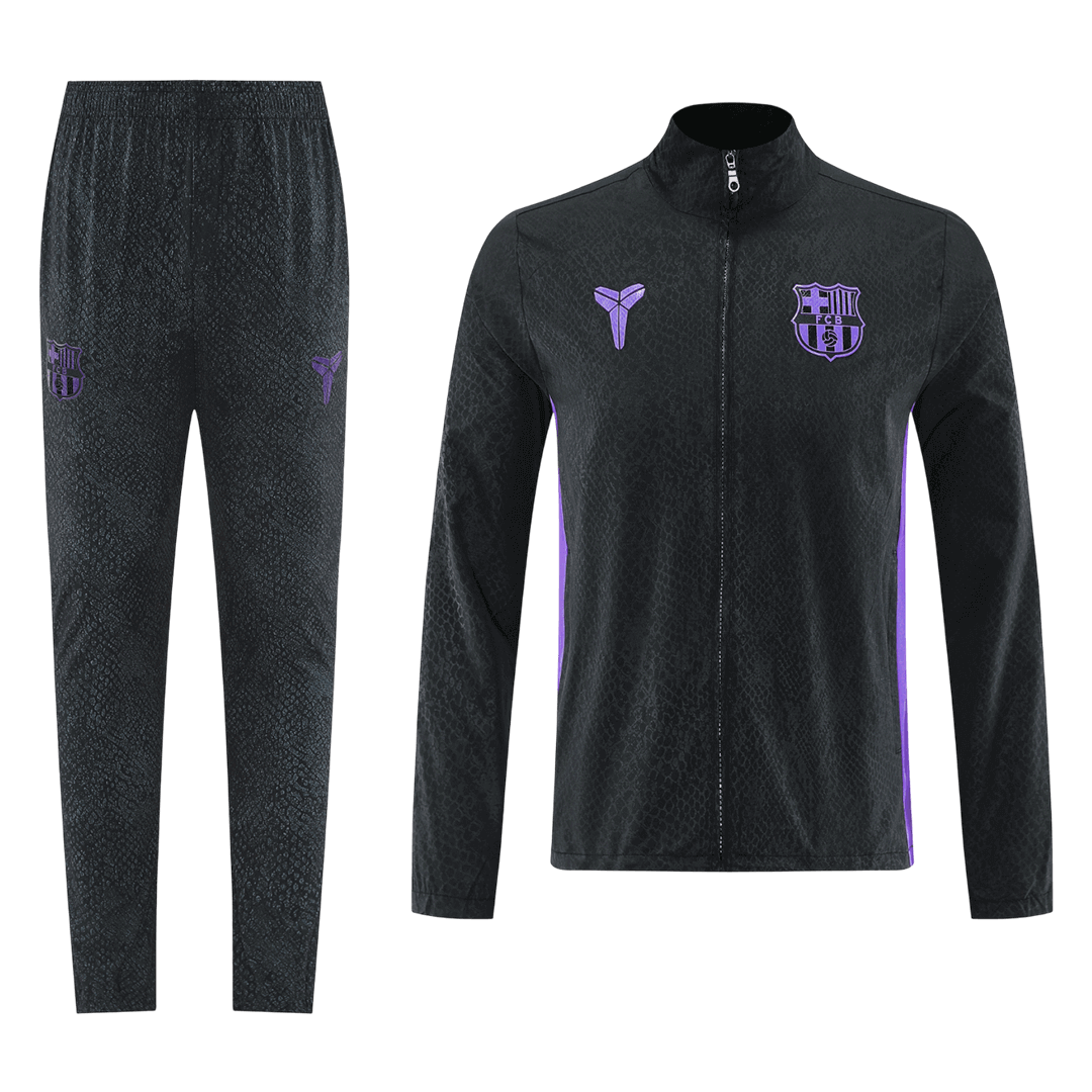 Barcelona Tracksuit 2025/26 Black - gogoalshop