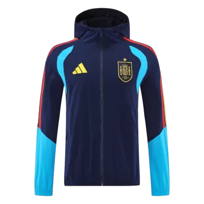 Spain Hoodie Jacket 2026 - Blue&Black - gogoalshop