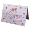 Custom Rose Letter Valentine's Day Card Blue&Pink - gogoalshop