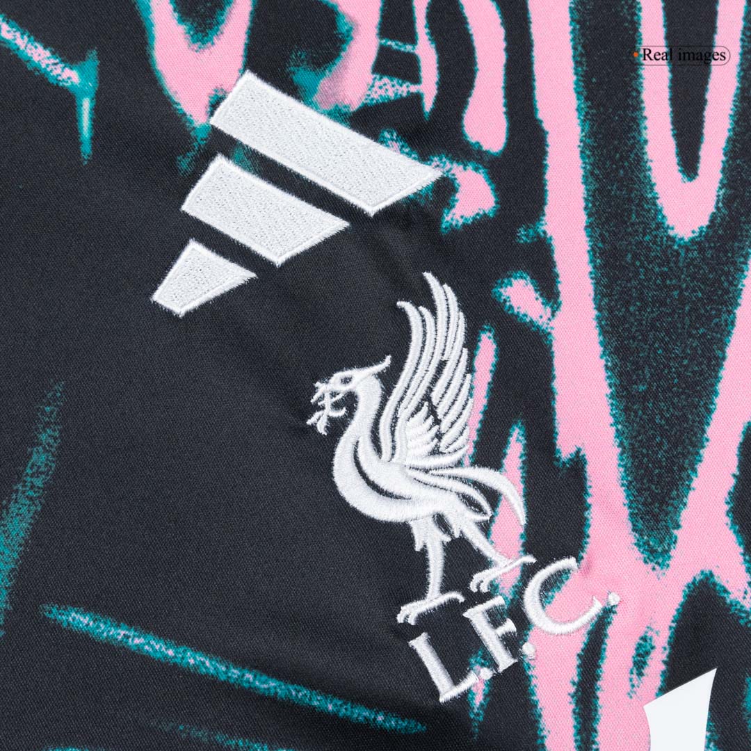 Liverpool Pre-Match Soccer Jersey 2025/26 Black - gogoalshop