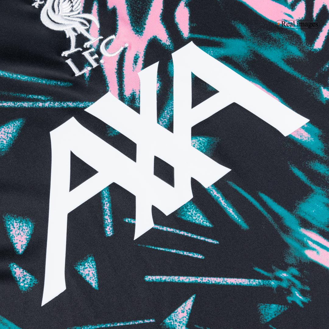 Liverpool Pre-Match Soccer Jersey 2025/26 Black - gogoalshop