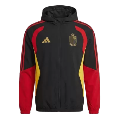 Belgium Hoodie Jacket 2026 - Red&Black - gogoalshop