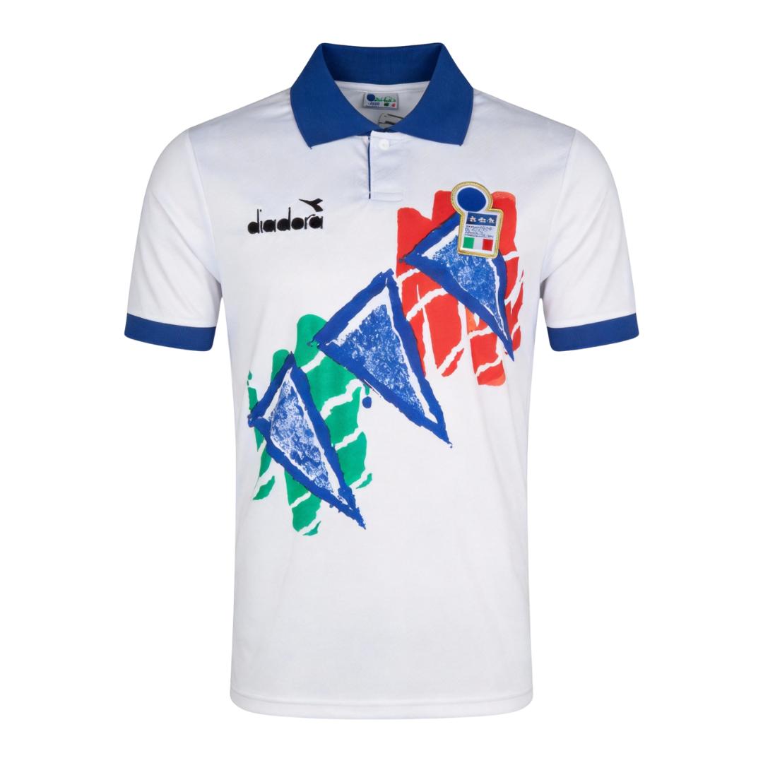 Retro Soccer Jersey Italy Pre-Match 1994 - gogoalshop