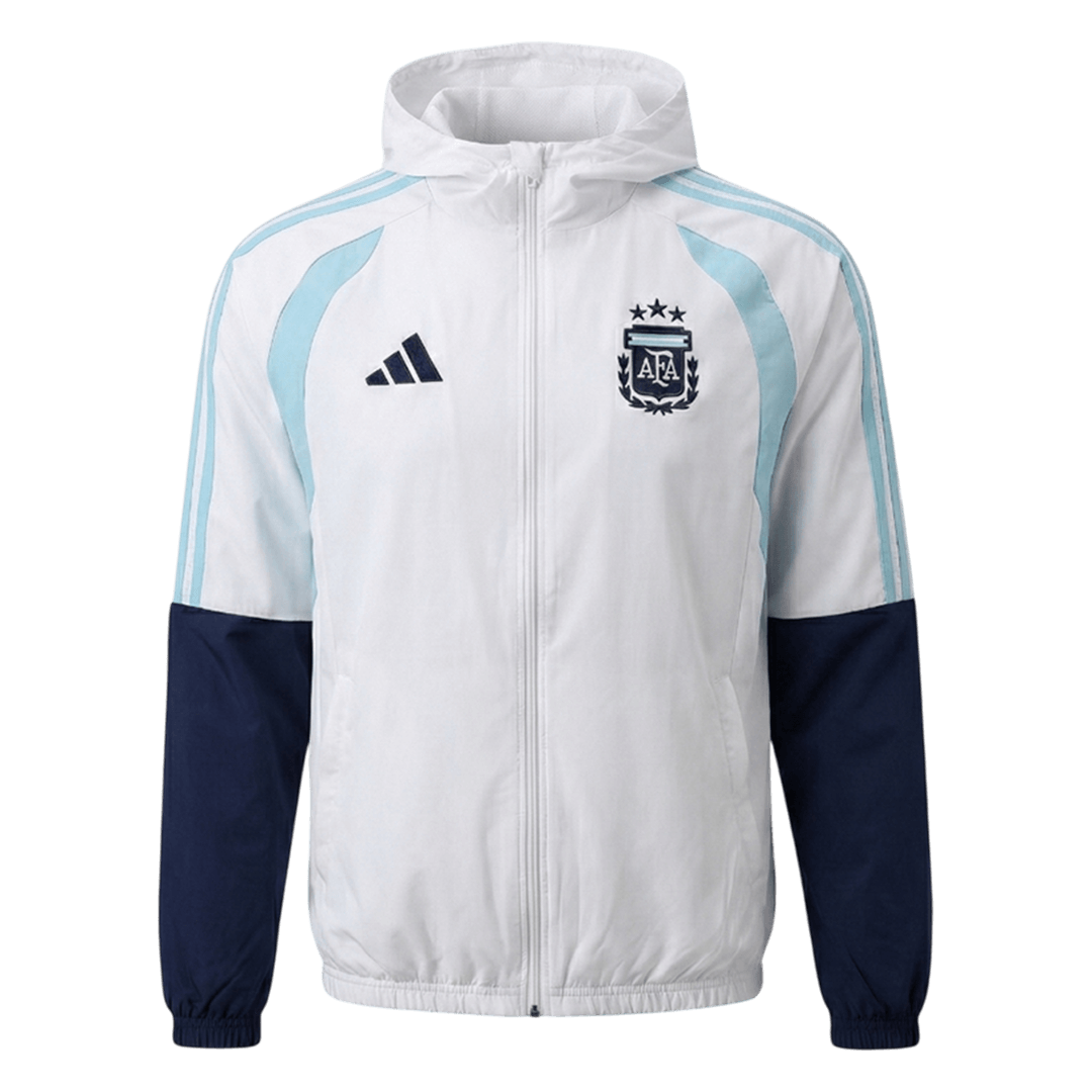 Argentina Hoodie Jacket 2026 - White - gogoalshop