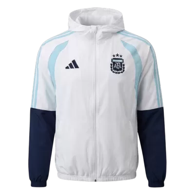 Argentina Hoodie Jacket 2026 - White - gogoalshop