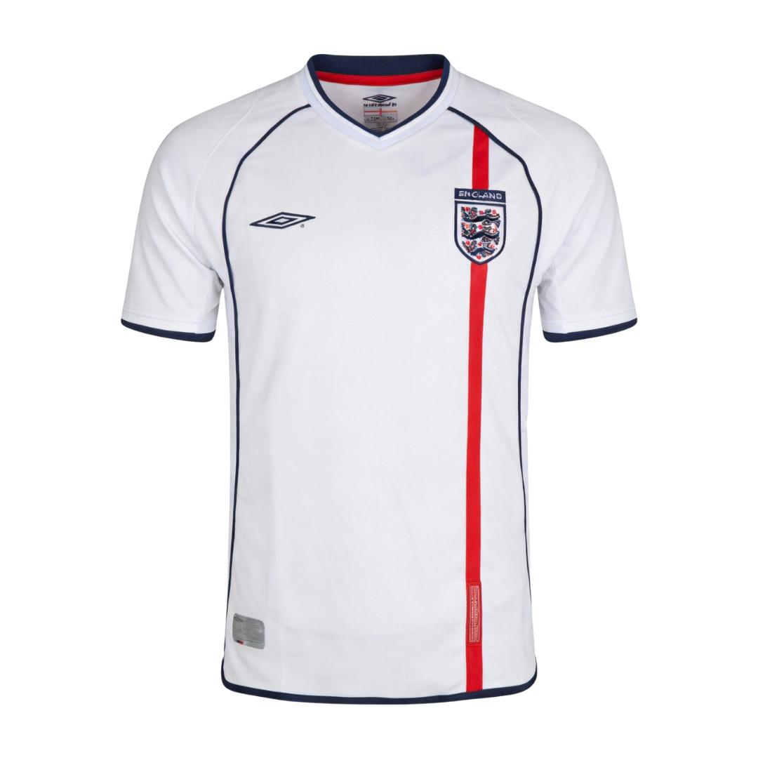 Retro England Home Jersey 2002 - gogoalshop