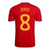 Retro Soccer Jersey XAVI #8 Spain Home 2010 - gogoalshop