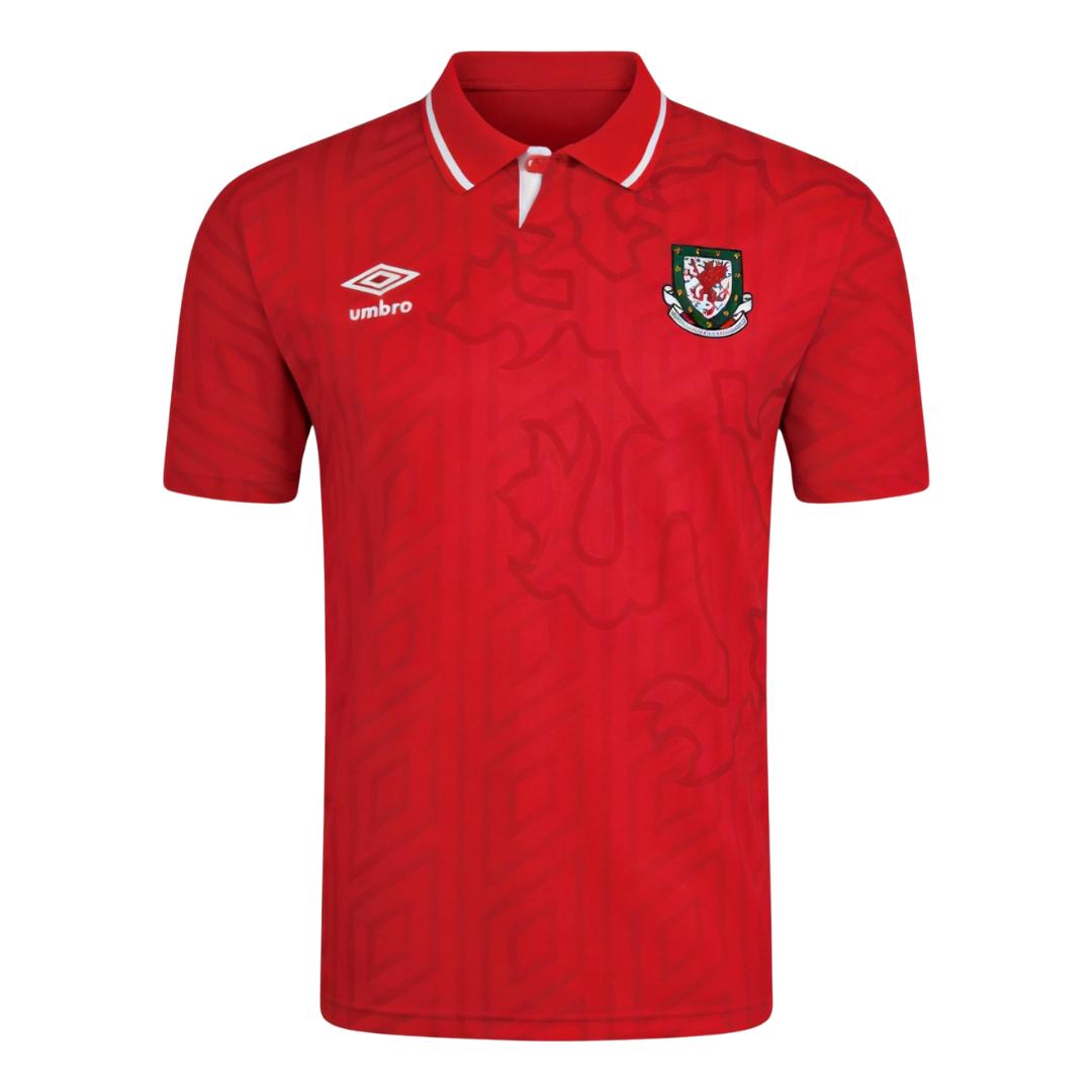Retro Soccer Jersey Wales Home 1992/94 - gogoalshop