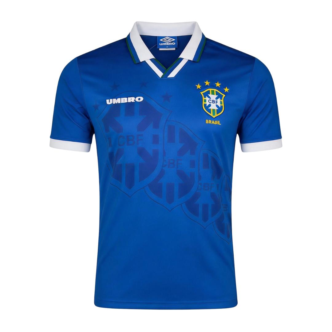 Retro Soccer Jersey Brazil Away 94/96 - gogoalshop