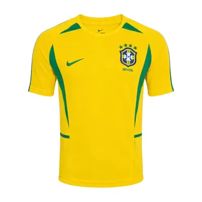 Retro Soccer Jersey Brazil Home 2002/03 - gogoalshop