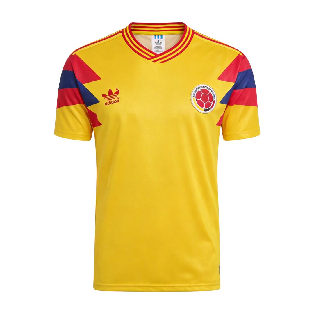Retro Soccer Jersey Colombia Home 1990 - gogoalshop