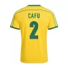 Retro Soccer Jersey CAFU #2 Brazil Home 1998 - gogoalshop