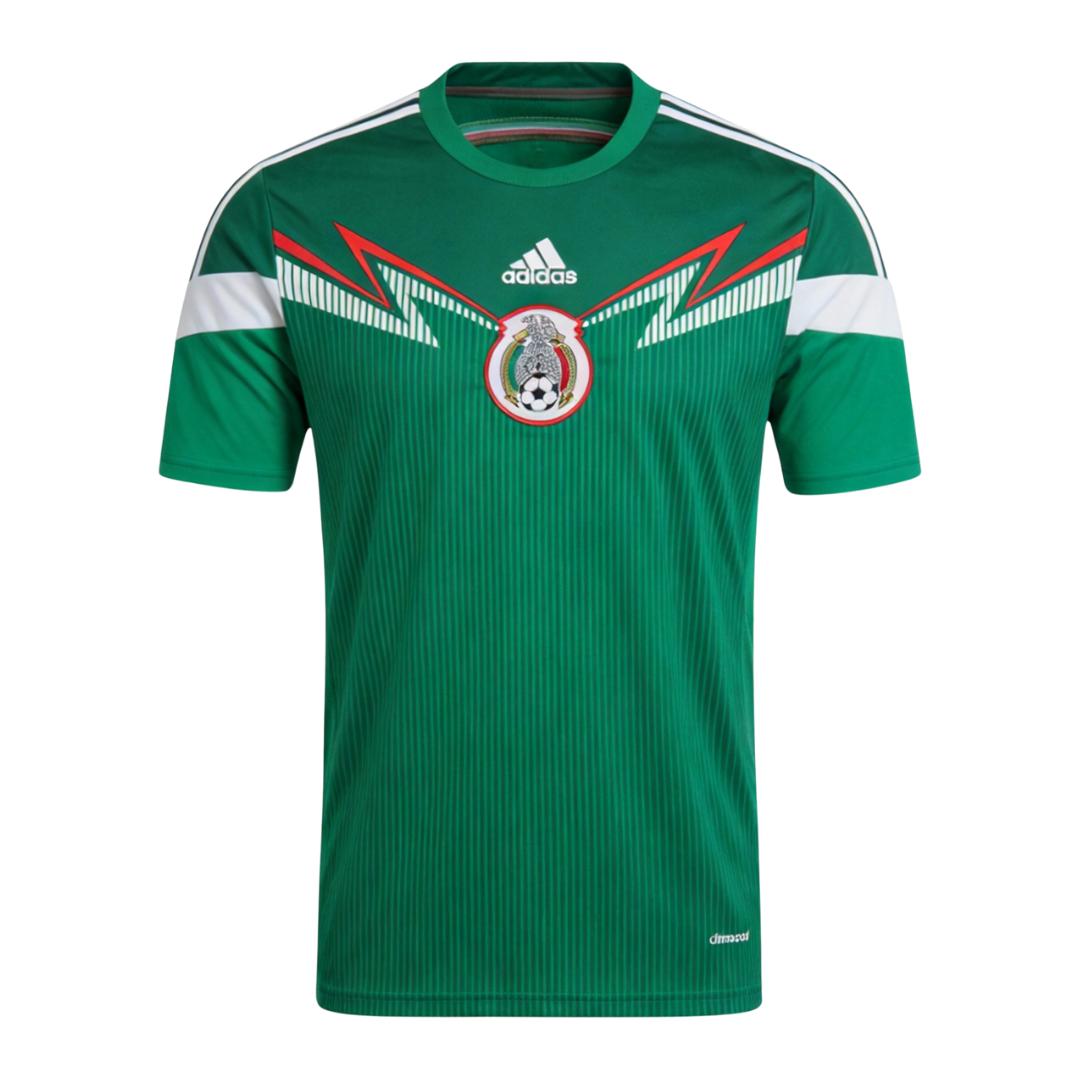 Retro Soccer Jersey Mexico Home 2014 - gogoalshop