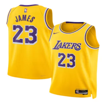 JAMES #23 Los Angeles Lakers Swingman NBA Jersey 2025/26 - Icon Edition - gogoalshop