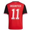 GREGORITSCH #11 Austria Home Soccer Jersey World Cup 2026 - gogoalshop