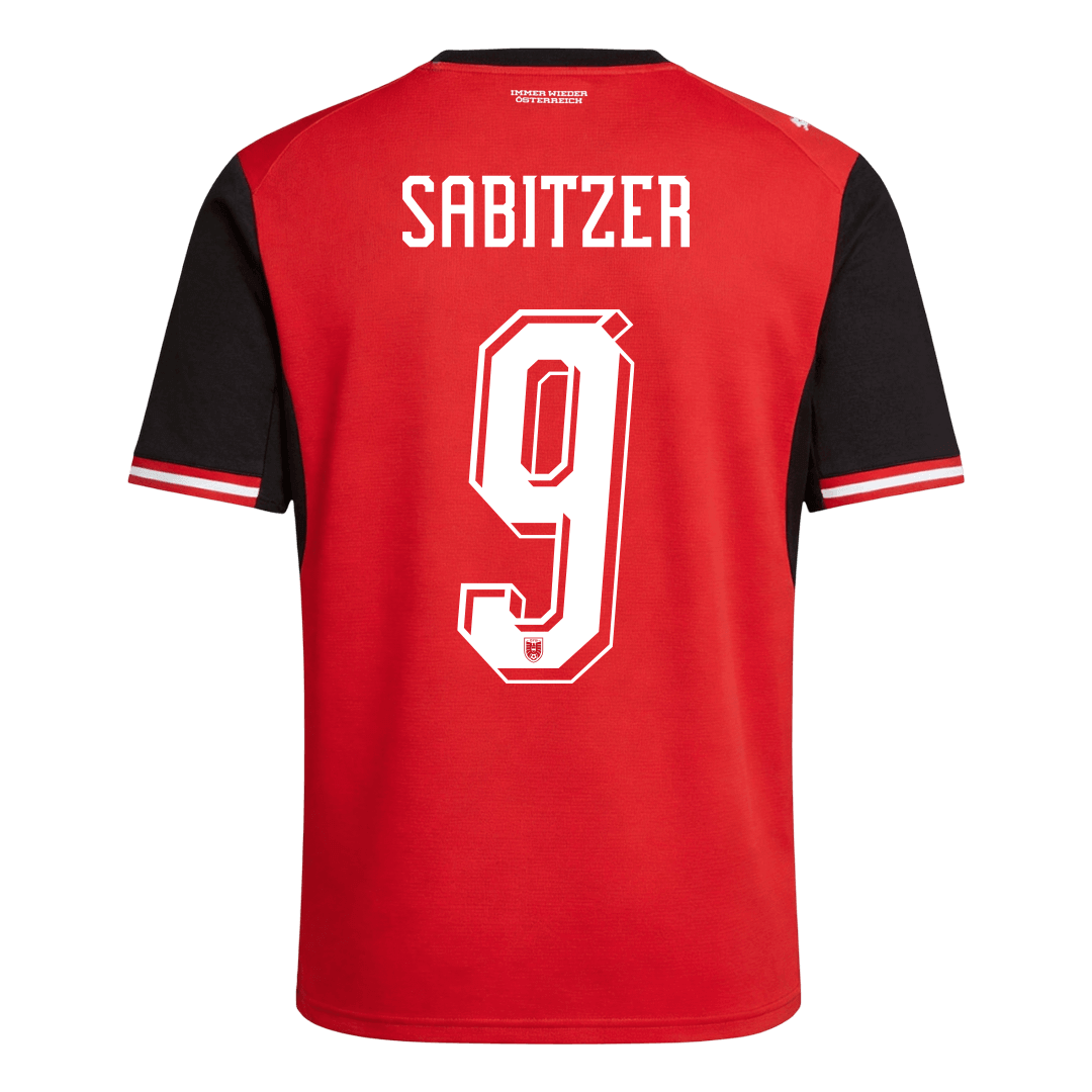 SABITZER #9 Austria Home Soccer Jersey World Cup 2026 - gogoalshop