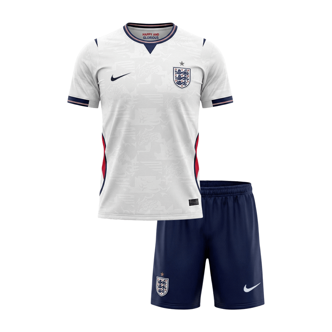 England Home World Cup Kids Soccer Jerseys Kit 2026 - gogoalshop