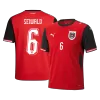 SEIWALD #6 Austria Home Soccer Jersey World Cup 2026 - gogoalshop