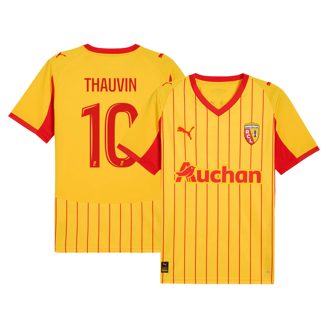 THAUVIN #10 RC Lens Home Soccer Jersey 2025/26 - gogoalshop