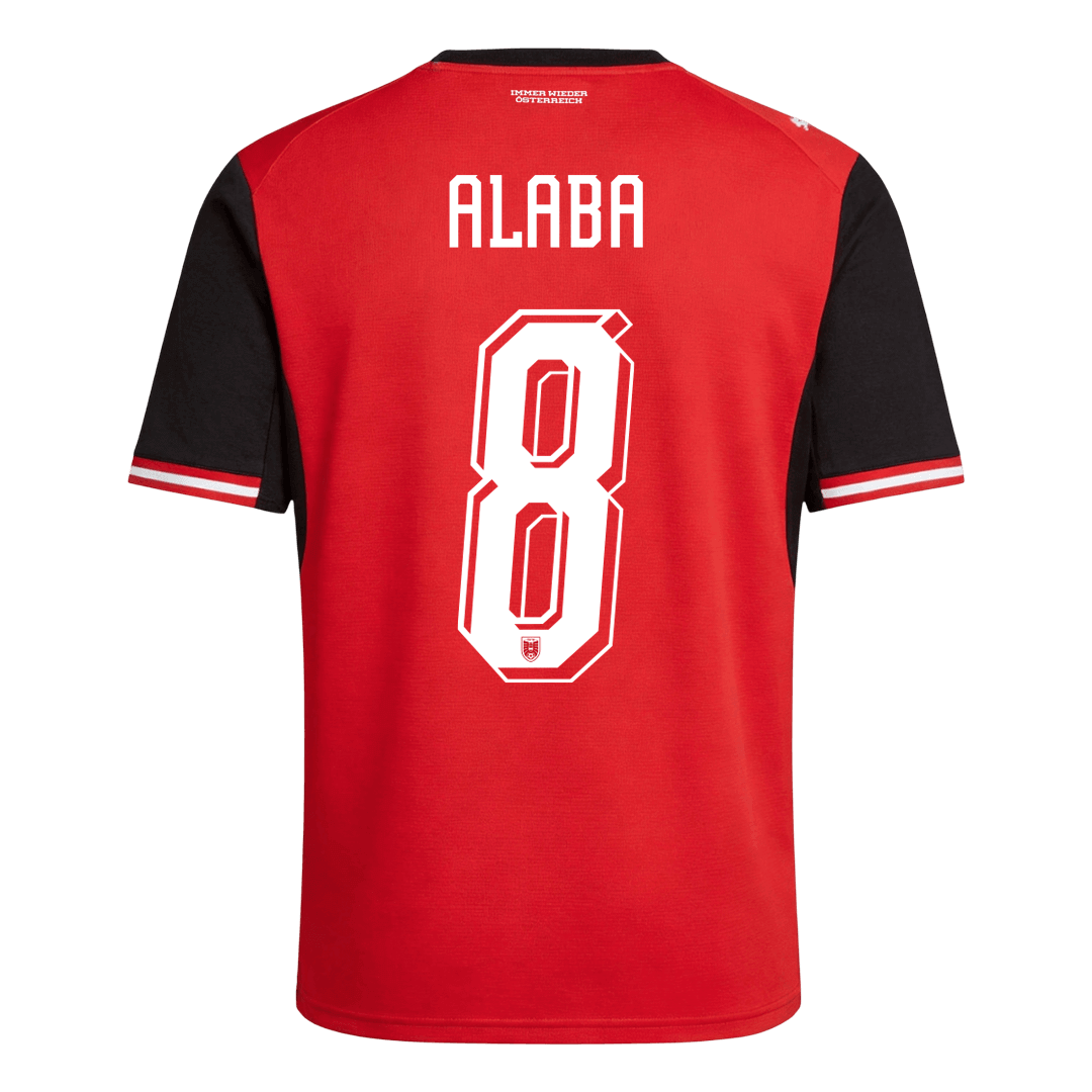 ALABA #8 Austria Home Soccer Jersey World Cup 2026 - gogoalshop