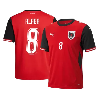 ALABA #8 Austria Home Soccer Jersey World Cup 2026 - gogoalshop