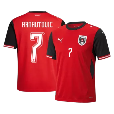 ARNAUTOVIC #7 Austria Home Soccer Jersey World Cup 2026 - gogoalshop