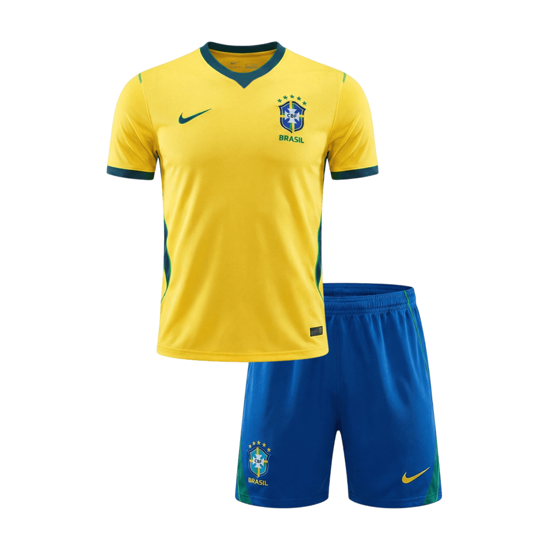 Brazil Home Kids Soccer Jerseys Kit World Cup 2026 - gogoalshop