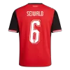 SEIWALD #6 Austria Home Soccer Jersey World Cup 2026 - gogoalshop