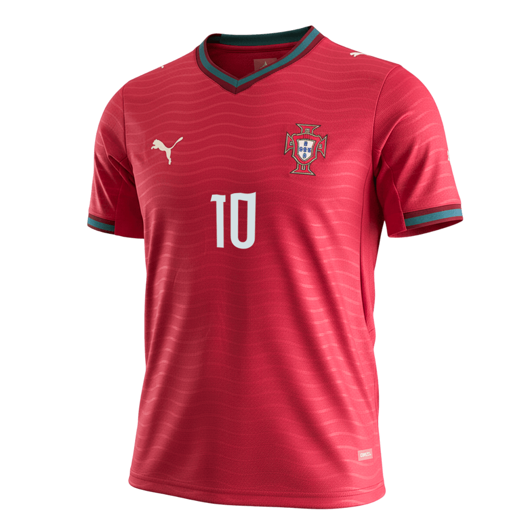 BERNARDO #10 Portugal Home Soccer Jersey World Cup 2026 - gogoalshop